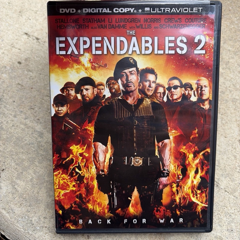 The Expendables 2 (DVD,2012,Widescreen) Sylvester Stallone‎